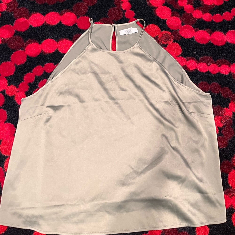 Olive Green statin high neck top